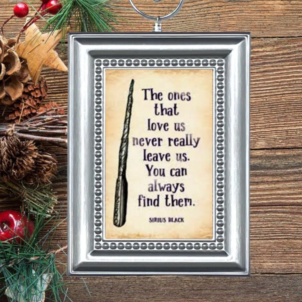 Harry Potter Sirius Black Quote‎ Christmas Tree Ornament